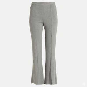 Theory Demetria K Double Knit Flare Pants – Grey Melange – NWT